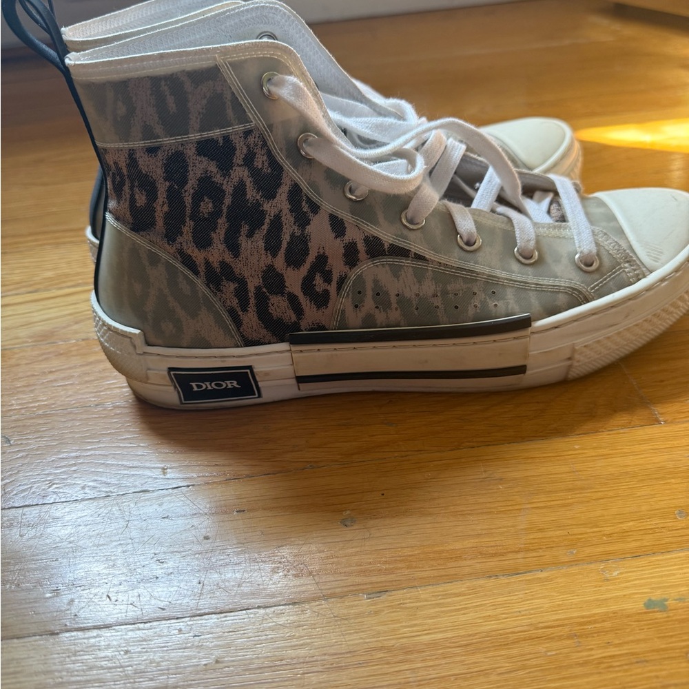 Dior B23 High-Top Sneakers – Leopard Print – Size [8 (41) MEN]